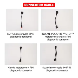 Kit de Cable Adaptador de Diagnóstico OBD para Motocicletas <span class=keywords><strong>LAUNCH</strong></span>, Compatible con <span class=keywords><strong>X431</strong></span> <span class=keywords><strong>PRO</strong></span> Elite PAD V, BMW, Ducati, Yamaha - Product Image 6