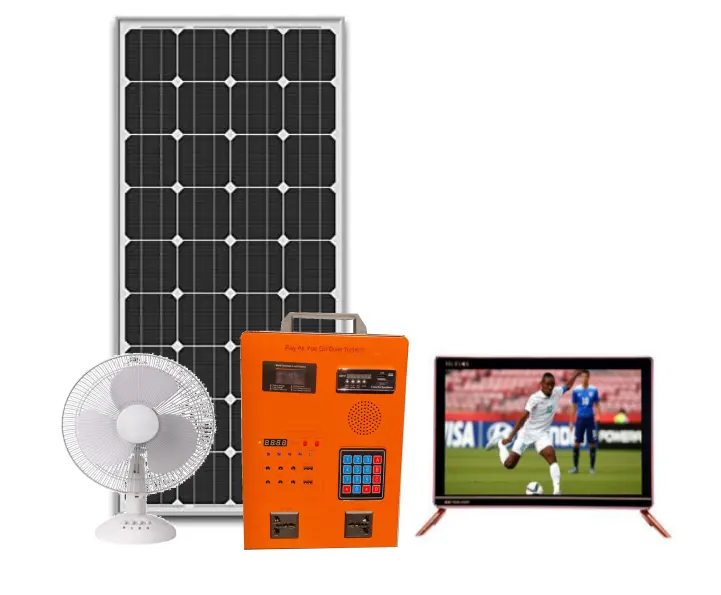 OEM/ODM kontrol Paygo untuk sistem Ac rumah tenaga surya berbayar sesuai pemakaian sistem rumah tenaga surya prabayar