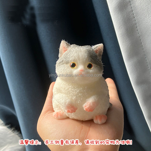 Juguete de Descompresión Gigante de Gato Gordito Simulado, con Música y Diseño a Mano, para Niños de 5 a 7 Años, Alivio del Estrés, Regalo Creativo y Adorable - Product Image 4