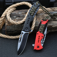 Couteau multifonctionnel à manche en plastique, acier inoxydable 3cr13, camping en plein air, couteau de défense personnel personnalisé