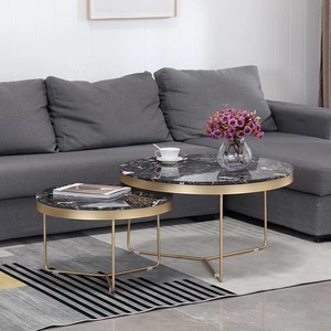 SWT Đồ Nội Thất Hiện Đại Phòng Khách Bộ Bàn Cà Phê Bằng Đá Cẩm Thạch - Product Image 6