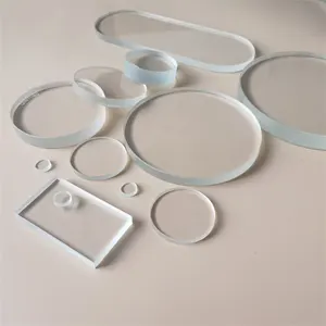 Factory Wholesale temperature Resist Tempered Round Custom Thick Clear Borosilicate Glass 3.3 Sight Glass for View Port