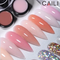 Échantillon Caili Personnalisé pour Salon, Kit de Gel Dur Fortifiant et Rapide pour Construction d'Extensions d'Ongles