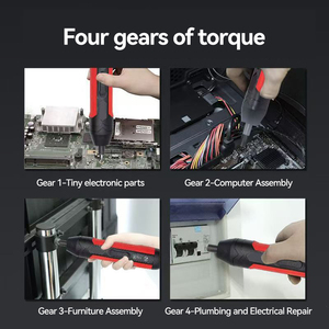 Ensemble de tournevis électrique sans fil rechargeable 3,7 V 1500 mAh avec chargeur Type-C, couple réglable, qualité domestique et bricolage - Product Image 6