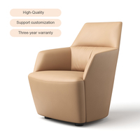 Fauteuil de salon élégant et confortable - Durable, facile à nettoyer, structure métallique, utilisation commerciale, couleurs personnalisables