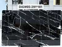 Dalle de marbre Nero Marquina poli, marbre noir naturel, pierre naturelle avec fines veines blanches pour mur, sol et plan de travail