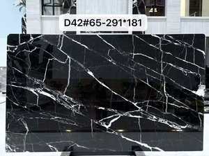 Dalle <span class=keywords><strong>de</strong></span> <span class=keywords><strong>marbre</strong></span> Nero Marquina poli, <span class=keywords><strong>marbre</strong></span> <span class=keywords><strong>noir</strong></span> naturel, pierre naturelle avec fines veines blanches pour mur, sol et plan <span class=keywords><strong>de</strong></span> travail - Product Image 4