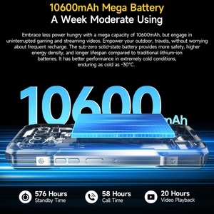 Ulefone Armor 27 โทรศัพท์มือถือสุดแกร่ง กล้องมองกลางคืน แบตเตอรี่ 10600mAh หน้าจอ 6.78 นิ้ว 120W G99 Android 14 กันน้ำ ความจุ 12+256GB Ulefone - Product Image 5