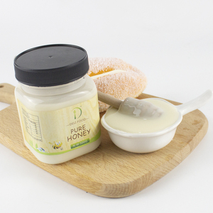 <span class=keywords><strong>Miel</strong></span> Líquida Cristal Blanca de Primera Calidad Totalmente <span class=keywords><strong>Natural</strong></span> Deli, 500 g, Certificada HALAL HACCP, 80% Brix, Mejora los Alimentos, Envasada en una Botella - Product Image 1