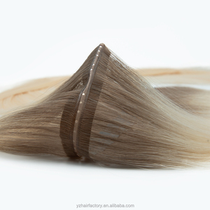 Top Quality New Design Raw Cuticle Aligned Twin Genius Weft Butterfly Weft Hair <b>Extension</b> European Hair Human Hair - Product Image 3