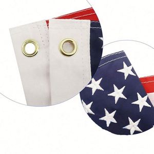 Bandera Nacional de Alta Calidad para Exteriores, Doble Cara, Resistente, Tela Oxford 210D, 3x5 Pies, Bordada - Product Image 4