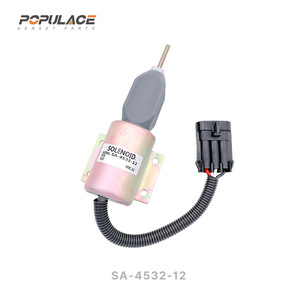 Populace Stop Solenoid Sa-4273-12 For Diesel <b>Generator</b> Fuel Cut Off Valve - Product Image 3