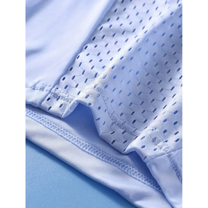 4 pièces de caleçons pour hommes, taille mi-haute, respirants, avec trous en maille, confortables, doux, pantalons de sport, tailles XS-XL, tendance, taille XL - Product Image 2