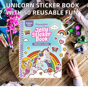 Custom Sticker <strong>Book</strong> 50 Reusable Stickers PP/Non-woven Fabric Girls Ages 3-5 <strong>Easter</strong> Basket Stuffers Gift Ideas No Mess Travel - Product Image 3