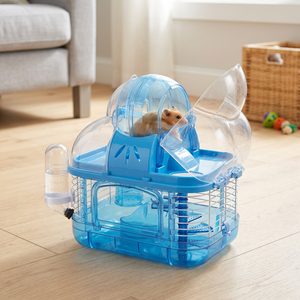 Jaula para Hámster 733 ACEPET con Techo Abombado de Plástico, Botella de Agua, Rueda y Escalera, Hecha en Taiwán - Product Image 6