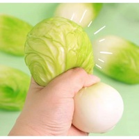 Jouet Squishy en forme de chou bio, simulation de nourriture classique, anti-stress, Kawaii, vente en gros, jouet Fidget