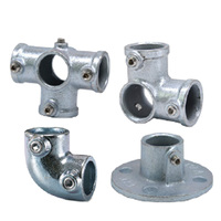 Colliers de serrage réglables de haute qualité, galvanisés, à serrage rapide, en fonte malléable, pour tuyaux et tubes, prix d'usine