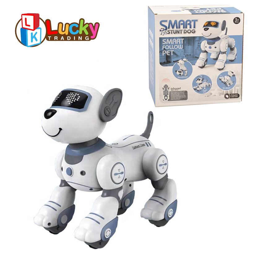 Lk игрушки с дистанционным управлением Музыка Танцы интеллектуальные образовательные голосовые команды Rc робот собака