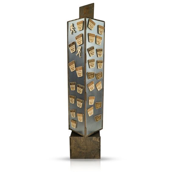 Apache Customizable Wooden Magnet Display Rack for Supermarket and Mall — view 3