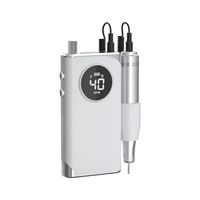 Perceuse à ongles électrique à grande vitesse pour manucure et pédicure professionnelles Kit de gel pour ongles Réglages de vitesse réglables