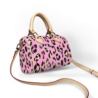 Bolso Bandolera Tipo Almohada para Mujer, Personalizable, Estilo Moderno y Lindo, Cosido a Mano, Estampado con Bloques de Color, Estilo Blogger, Combinable con Todo
