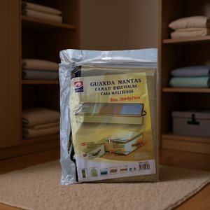 Set di 6 Sacche per Conservazione Piumini in Tessuto Non Tessuto Antipolvere Minimaliste Mnj, Tipo a Compressione per Protezione Biancheria da Letto, 100x45x15cm - Product Image 2