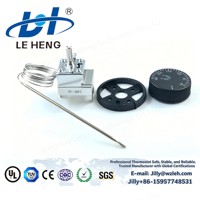 Accessoires pour friteuses à gaz GMOSR-55.13069.500, usage commercial, monophasé, thermostat à température réglable de 50 à 320 degrés