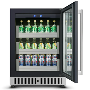 NE-352-12 Enfriador de Bebidas Integrado Bajo Mostrador de 24 Pulgadas, 110L, 100 Latas, para Bar en Casa - Product Image 3