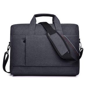 Sac à bandoulière pour ordinateur portable pour femme, sac messager léger grande capacité, sac fourre-tout et porte-documents décontracté de couleur unie - Product Image 4