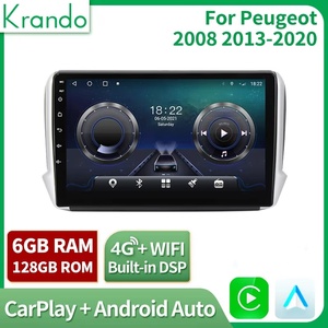 Autoradio Android 9 pouces pour <span class=keywords><strong>Peugeot</strong></span> 208 <span class=keywords><strong>2008</strong></span> 2013-2020 Navigation GPS Radio Multimédia Stéréo <span class=keywords><strong>Sans</strong></span> <span class=keywords><strong>fil</strong></span> <span class=keywords><strong>CarPlay</strong></span> 4G DSP - Product Image 2