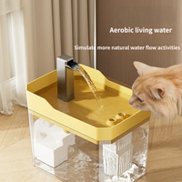 Distributeur d'eau automatique silencieux pour animaux de compagnie 1,5 L OEM ODM, fontaine à eau pour chat, produits pour chats