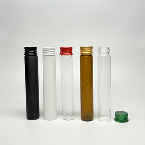 Hot bán 20ml 30ml 50ml <span class=keywords><strong>70ml</strong></span> 100ml chai thủy tinh với nắp nhôm cuộn trước ống thủy tinh với vít cap - Product Image 2