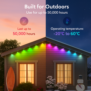 Luces Navideñas <span class=keywords><strong>RGBIC</strong></span> Impermeables para Exteriores, Decoración Navideña, Luces de Proyector Navideñas para Iluminación Festiva - Product Image 2