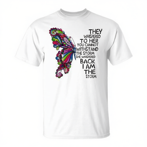 Camiseta inspiradora para mujer con la frase "I Am the Storm" - Producto promocional - Product Image 2