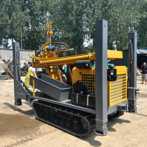 Thiết bị Khoan Di động nhỏ với năng lượng kép Diesel-Giàn Khoan giếng nước HR-180Y nhẹ - Product Image 1