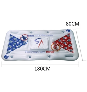 <span class=keywords><strong>Inflatable</strong></span> cốc nước lỗ nổi Hàng hồ bơi PING-PONG Bảng 28 Coke nổi giường bia Bảng Giải trí Băng máng - Product Image 6
