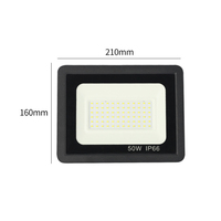 Projecteur LED 220V 30W IP66 pour terrains de sport, éclairage de magasin de sport avec détecteur de mouvement, projecteur LED fin