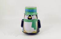 Impression personnalisée Conception Noël Santa, Pingouin, bonhomme de neige De Sucrerie de Boîte de Bidon de Biscuits Au Chocolat Boîte D'emballage Cadeau De Noël Boîte En Métal