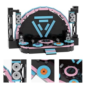 Set de Construcción de Bloques de Plástico ABS de 395 Piezas MOC1653 FNAF Five Nights at Freddy's Rock Stage, Figura de Acción - Product Image 6