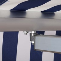 Auvent télescopique pliable mural en alliage d'aluminium, télécommande, durable, imperméable, pour balcon, boutique, villa