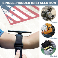 Application à une main Garrot Emergency Stop Bleeding Tactical Cat Training Garniquet With Pen