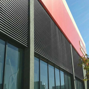 Thiết kế mới bão tác động đôi nhôm louver cửa sổ/jalousie bên ngoài cửa chớp genset trung tâm dữ liệu cửa chớp - Product Image 1