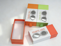 Boîte d'emballage pour lunettes de soleil en carton avec impression UV personnalisée, étui à lunettes, emballage cadeau pour lunettes