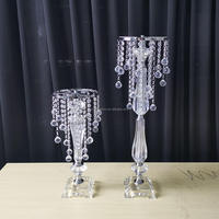 Support de fleurs en acrylique cristal pour mariage, décoration de table de mariage, centre de table, présentoir de fleurs