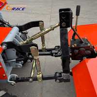 Tracteur agricole miniature 4x4 diesel 18 CV de Chine avec pompe pour moteur, boîte de vitesses à 3 rapports et roulement - Marque Grace