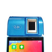 Terminal de point de vente multifonctionnel Android avec lecteur d'empreintes digitales, sans fil, 5,5'', machine de point de vente EDC avec lecteur de carte RFID sans contact