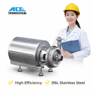 Pompe centrifuge sanitaire pour transfert de jus, de bière et de lait, 5,5 kW, 7 kW - Product Image 5