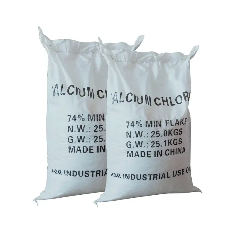 Pabrik diskon besar kalsium klorida 74% 77% kemasan warna Icing makanan industri bubuk asal kontrol sertifikat jenis minyak
