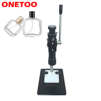Machine manuelle de sertissage de bouteilles de parfum en acier inoxydable pour bouteilles en verre, application chimique, pressage de couvercles