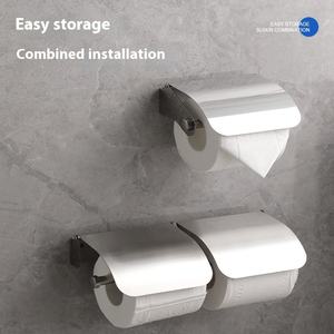 Práctico diseño moderno <span class=keywords><strong>de</strong></span> acero inoxidable rodillo <span class=keywords><strong>de</strong></span> papel higiénico impermeable soporte <span class=keywords><strong>de</strong></span> papel higiénico para uso doméstico y hotelero - Product Image 3